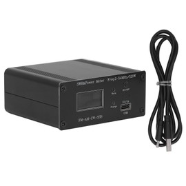 Standing Wave Meter Digital Display USB Charging 50Ω HF Shortwave Power Meter 120W