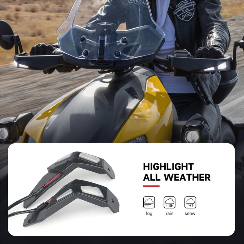 FWXEOZ Handguards LED Lights for Can Am Ryker All Models