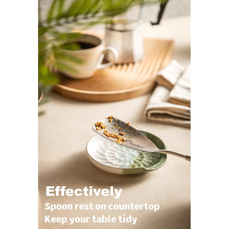 Ceramic Spoon Rest Cooking Spoon Holder for Stove Top, Modern