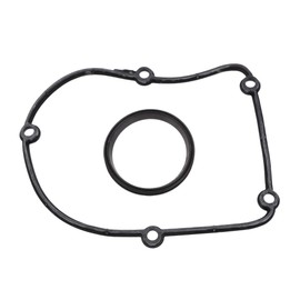 Hihaha 06H103269H Engine Timing Lid Gasket Set for A3 2.0L 2008-2013 Chain Cover Gasket Long Lasting Seal Rubber 1 Set Black