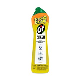 Scrub Daddy Cif All Purpose Cream Cleanser - Original Formula for Household Cleaning - Effective for Dirt Removal:_Lemon