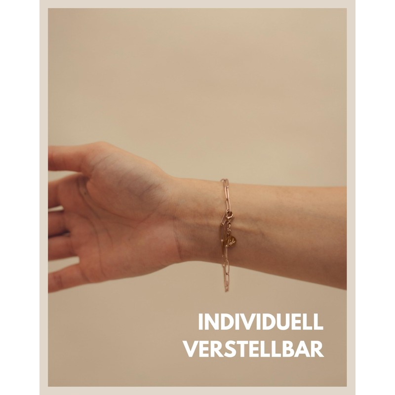 GD GOOD.designs Women's Link Bracelet in Gold 18 Carat or