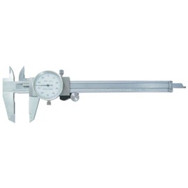 0 - 8" Dial Calipers - White Face