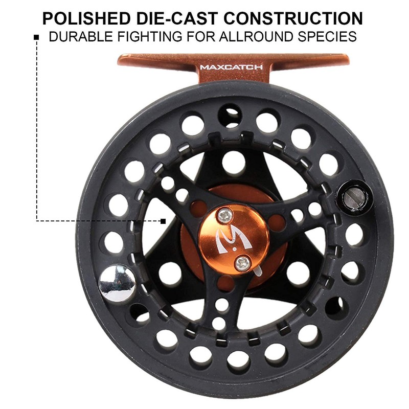 Maxcatch ECO Large Arbor Fly Fishing Reel (3/4wt 5/6wt 7/8wt)