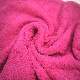 JYC CREATIVE 2 Pack 100% Cotton Bath Towels (100 x 50 cm), Soft and Light, Towel for Toilet, Shower, Travel, Gym, Children, Small, Medium and Large, Quick Drying, (2, Small Pink)