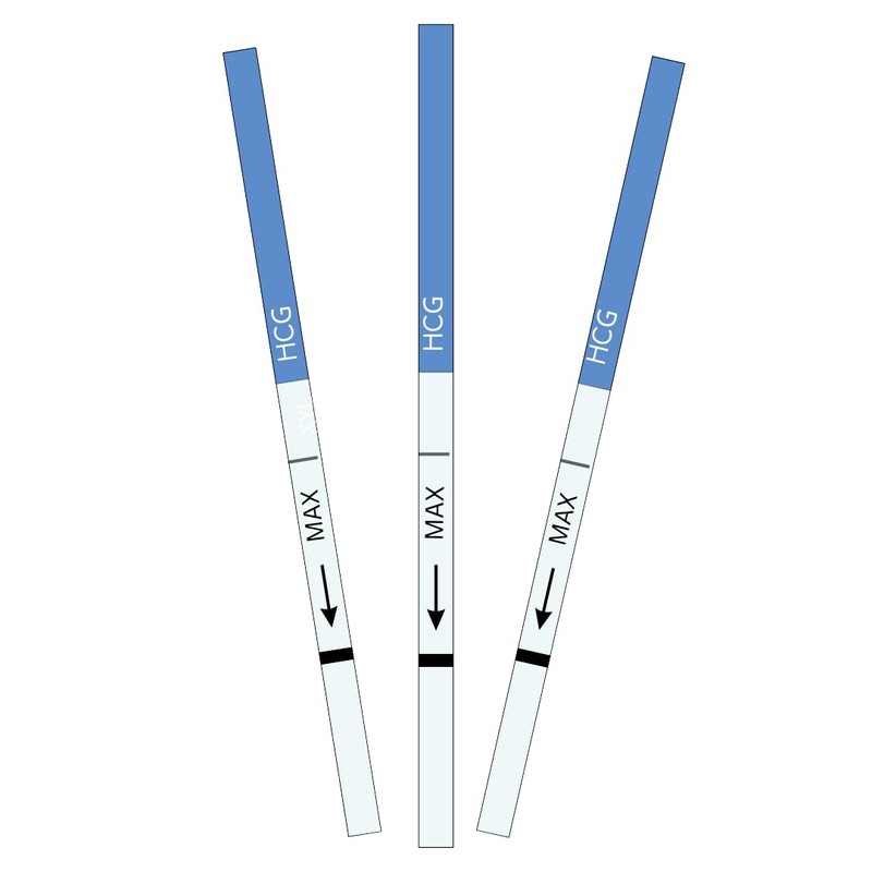 HCG One-Step Home Pregnancy Dip Test, 99% Accurate, 7-10 Days