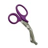 Purple Color - Paramedic Scissors 7.5" Length with One Serrated