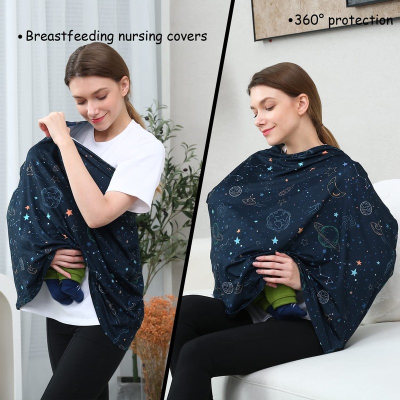 Car Seat Covers for Babies – Multi-use Breastfeeding Cover Carseat