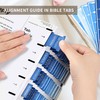 Bible Tabs for Women & Men, Laminated Bible Tabs for