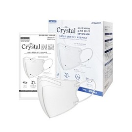 KF94 Crystal Bird Beak Type (2D) Mask Individually Packed (1 Sheet) White 50 Sheets, 1 Piece, 1 Tablet / KF94 크리스탈 새부리형(2D) 마스크 개별포장(1매입) 화이트 50매, 1개, 1정
