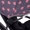 Janabebe Sun Canopy for Bugaboo Bee 3 Fluor heart.