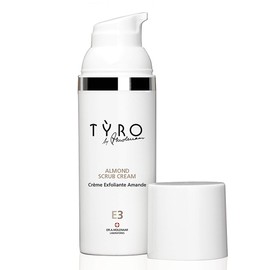 TYRO Almond Scrub Cream - Intensive Scrub Specially Designed For The Face - Sloughs Away Dead Skin Cells - Refines Pores - Perfect For Daily Skincare - 1.69 Oz