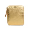 Comme des Garcons SA2100G Bi-Fold Wallet, Gold and Silver, gold,
