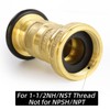 Fire Hose Nozzle 1-1/2" NH/NST Fire Fighter Hose Nozzle 100