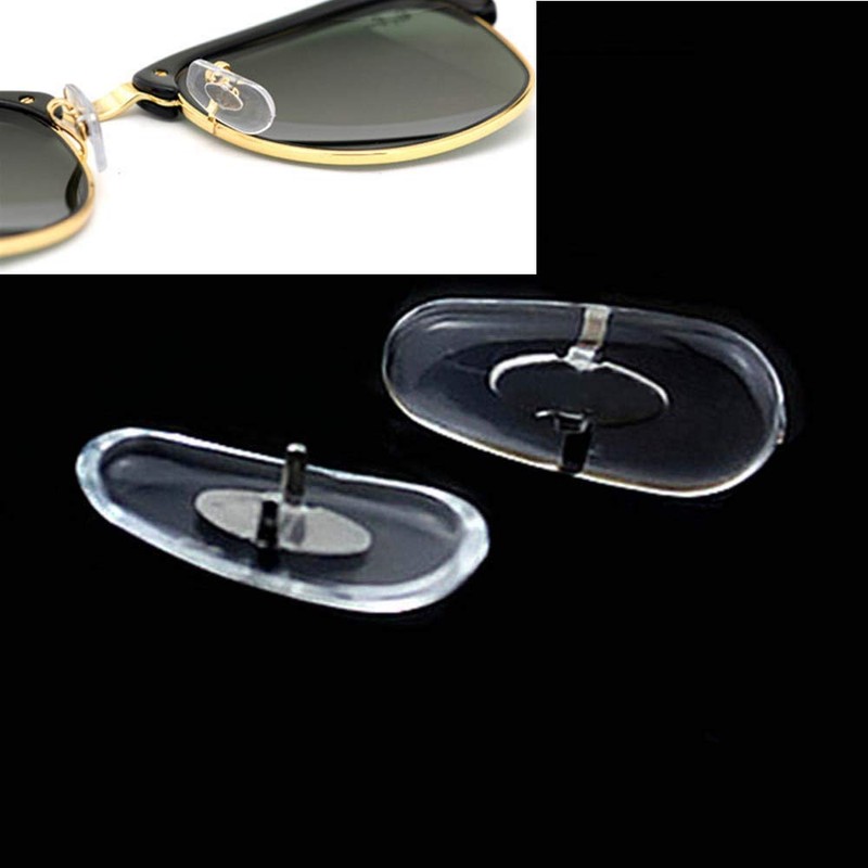 Glass Nose Pads 17mm Clip-on Eyeglass Nose Pads Eye Glasses