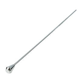 tecuro Pull Rod for Drain Fitting, 37 cm x Diameter 4 mm, Chrome-Plated