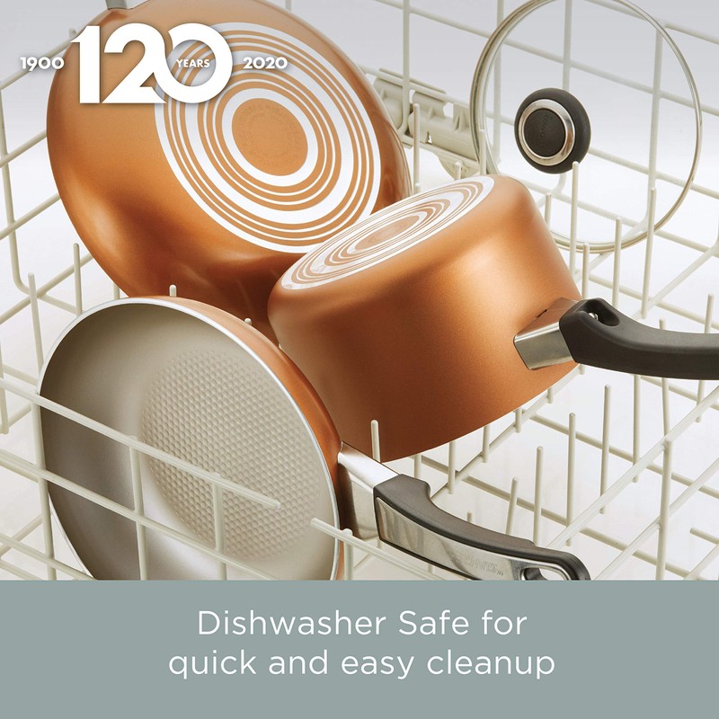 Farberware High Performance Nonstick Cookware Pots and Pans Set Dishwasher