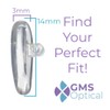 GMS Optical Soft Silicone Air Bag Nose Pads for Eyeglasses