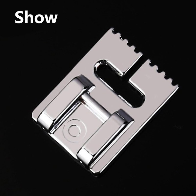 1 Pcs Universal 7 Flute Snap Sewing Machine Presser Foot