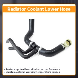 Erchon BL3Z8286C Lower Radiator Hose Compatible with Ford F150 5.0L V8 2011 2012 2013 2014, Coolant Pipe Replace BL348286CD KM5078 5100731
