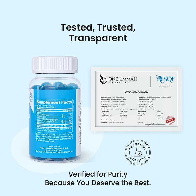 Halal Wellness Stack – Ashwagandha, Apple Cider Vinegar & Mushroom