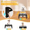 COMESOON Elevated Dog Bowls for Small Medium Dogs, 3 Height