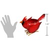 The Bridge Collection Red Cardinal Bird Planter-Bird Themed Plant Pot