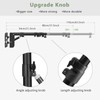 MSKIRA Ring Light Wall Mount with Triangle Base, 43.3inch/110cm Length