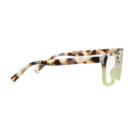 Peepers by PeeperSpecs Women's Athens Square Reading Glasses, chai Tortoise, 2.75