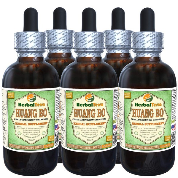 Huang Bo, Huang Bai, Amur Cork Tree (Phellodendron Chinense) Glycerite,