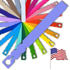 TAGKRAFTERS 9" x 1" Lavender - 2,000 Pcs - Plastic Plant Tags and Labels - Wrap Around Thermal Plastic - Nursery Garden Tree Labels | Made in The USA |