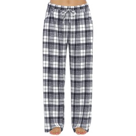 FLYCURVY Plus Size Women Pajama Pants Soft Long Sleep Lounge Pants Drawstring Star Floral Printed with Pocket L-5XL