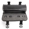 APEBAZY Universal Motorcycle Handlebar Bag Quick Release Crocodile PU Leather