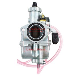 VM22 26m Carburetor with Air Filter Intake Compatible with Pipe Pit Dirt Bike Motorcycle 110cc 125cc 140cc Lifan YX Zongshen Pit Dirt Bike CRF70 XR50 KLX BBR Apollo Thumpstar Braaap Atomic DHZ SSR