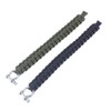 EVTSCAN 550 Paracord Woven Survival Bracelet Stainless Steel Buckle Kit