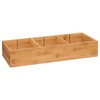 5five - Modular Organiser with 3 Compartments "Tidy Smart Bamboo"