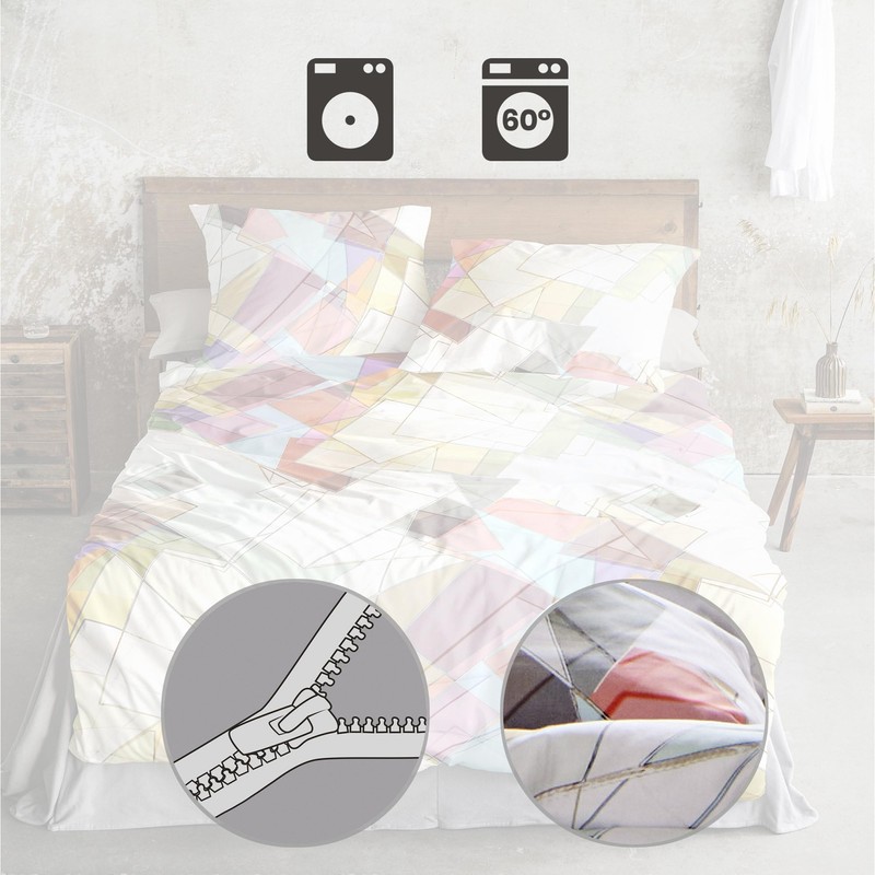 Irisette Bed Linen Maco Satin Colourful Size 135 x 200