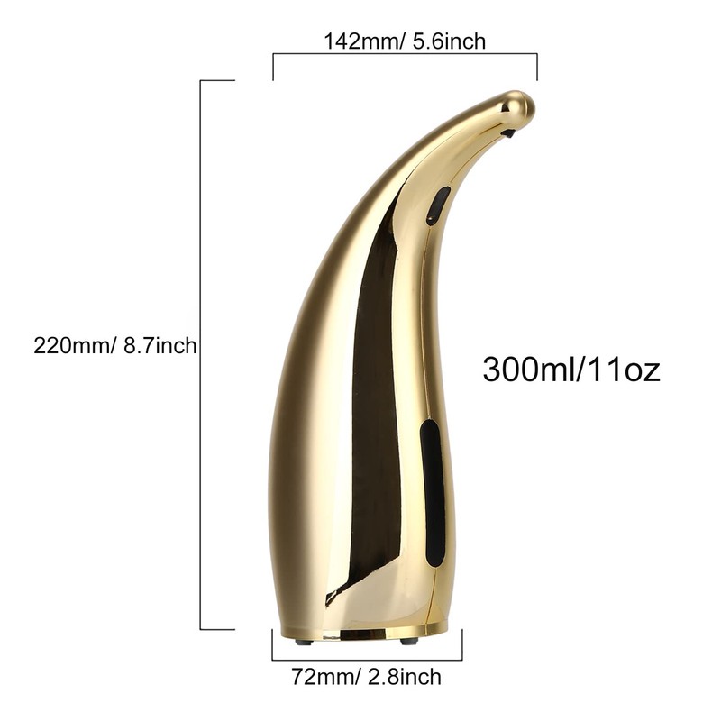 MIFULY Soap Dispenser Automatic, Touchless Liquid Soap Dispenser, with Infrared