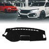 X AUTOHAUX Car Dashboard Cover Nonslip Black Sun Pad for