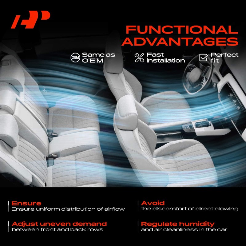 A-Premium Dashboard A/C Vent Panel Compatible with Nissan Titan 2004-2015,