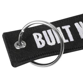 Pinstant BUILT NOT BOUGHT Danger Dangerous Race Sport Racing Motorcycle Motorbike Biking Biker Ride Riding Car Dirtbike Motor Vehicle Motorcycling Mechanic Garage Keychain Key Tag Chain Fob Ring,