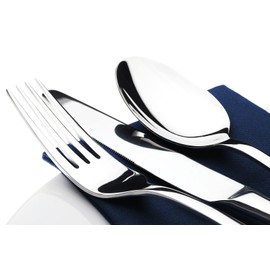 Silverware Set for 8, 40 Piece Heavy Duty Stainless Steel Flatware Utensils Cutlery Set Including Steak Knife Fork and Spoon, Dishwasher Safe, Gift Package for Wedding Housewarming