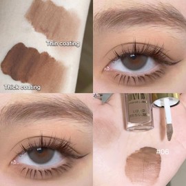 Brown Liquid Eyeshadow, Matte Dark Brown Cream Eyeshadow, Taupe Smokey Nude Neutral Eye Shadow, Waterproof Highly Pigmented Long Lasting Eye-Makeup for Women