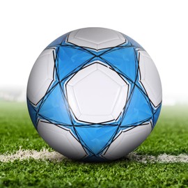 KWJEIULSOQ Football Size 5, Professional Football Leather, Football Match Ball, Training Ball, Football Children's Unisex Football Size 4, Suitable for Amateur and Professional Use