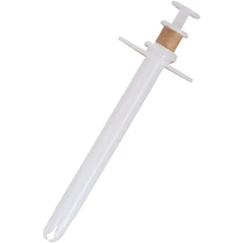 Dog Pill Shooter, Pet Auxiliary Feeding Tool, Cat Pill Gun, Animal Feeding Pill Dispenser, Protect Fingers, Suitable for Large Pill (White, One Size)