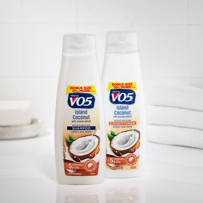 Alberto VO5 - Island Coconut Moisturizing Shampoo - Hydrating Shampoo