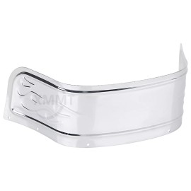Unbranded Chrome Front Fender Trim Skirt For Harley Electra Glide Police EFI FLHTPI FLHT