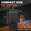 HAUSSIMPLE Car Trash Can with Lid, 0.8 Gallon Medium Car