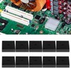 10pcs 40x11x40mm Black Heat Sink Radiator Aluminum Cooling Fin 3