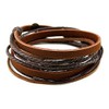 axy Series 1 TWIC1! Wrap Bracelet, Genuine Leather Surfer Bracelet,
